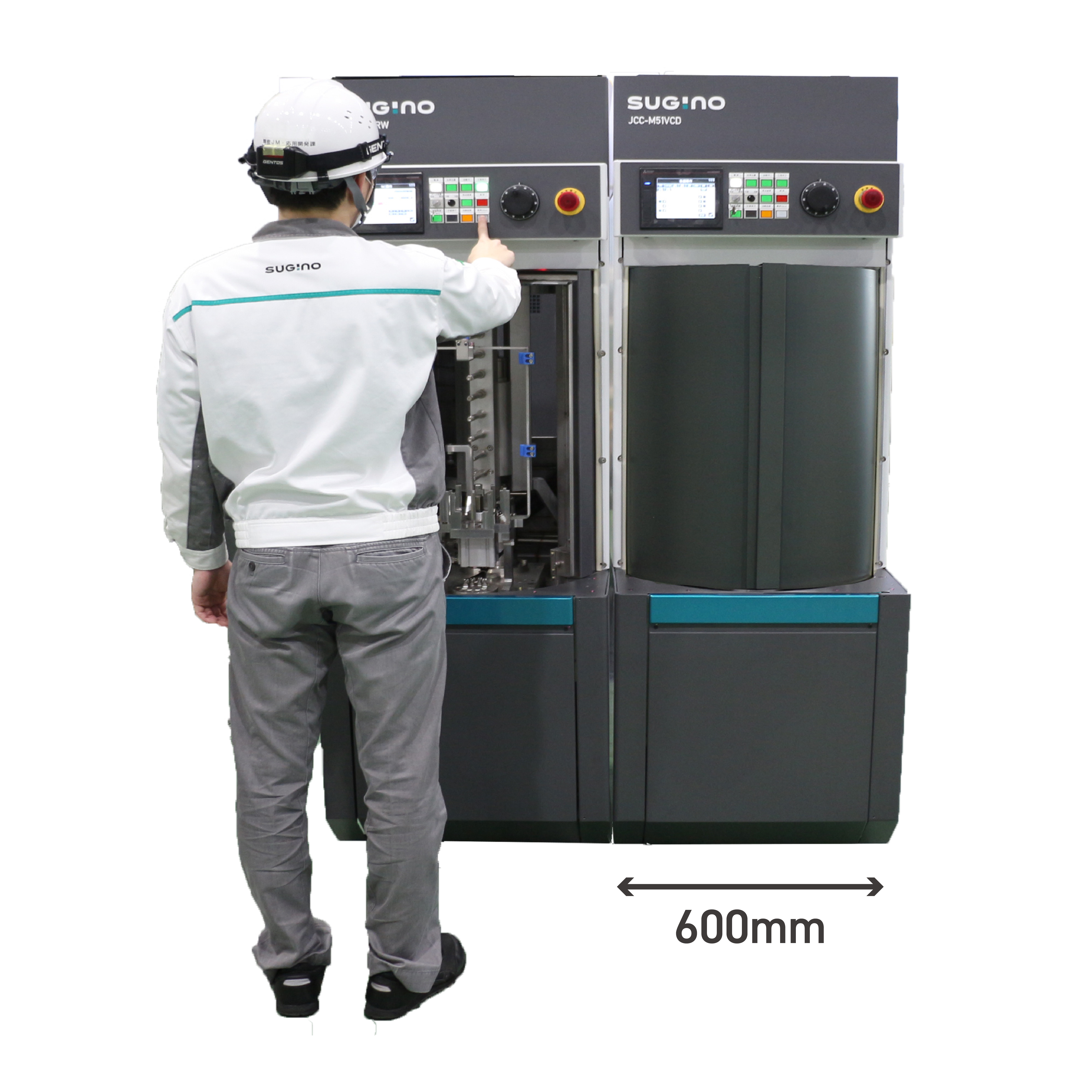 industrial high-pressure washer for metal parts