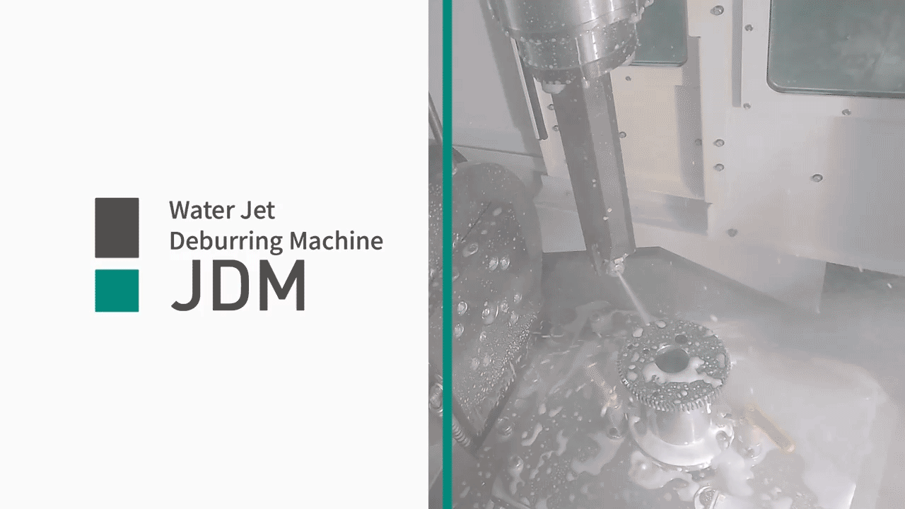 The Sugino JDM Water Jet Deburring Machine is ideal for deburring and washing metal parts with high pressure water for automotive, aerospace and medical parts
