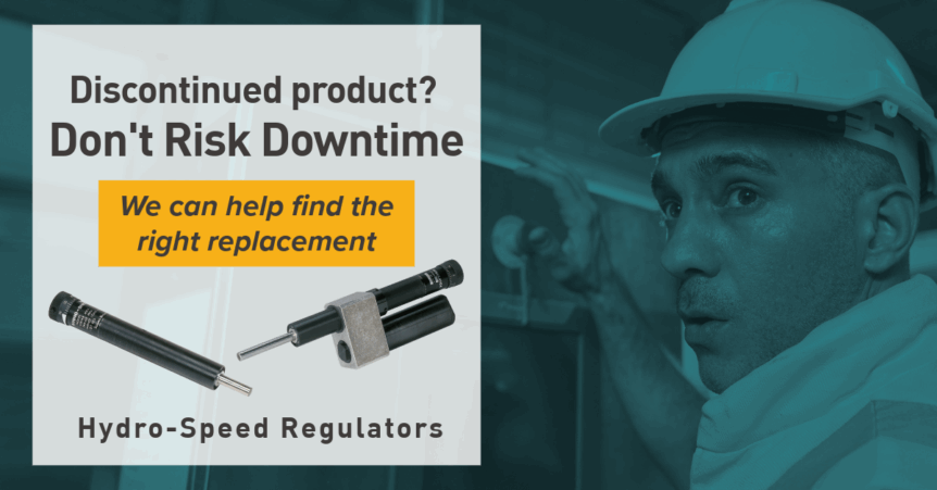 Sugino Hydro-Speed Regulators are an ideal replacement for discontinued Deschner Kinechek hydraulic speed regulators