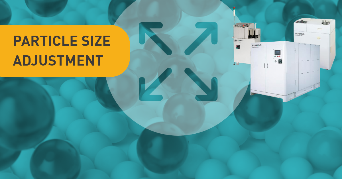 Easy particle size adjustment with Sugino Star Burst